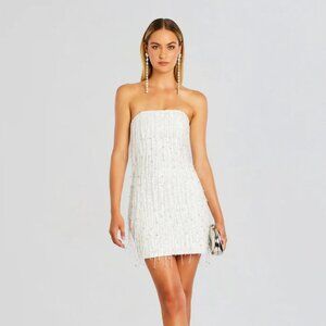 Heather Sequin Star Fringe Dress